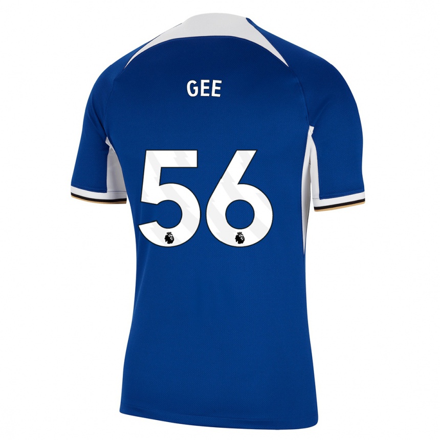 Niño Fútbol Camiseta Billy Gee #56 Azul 1ª Equipación 2023/24 México