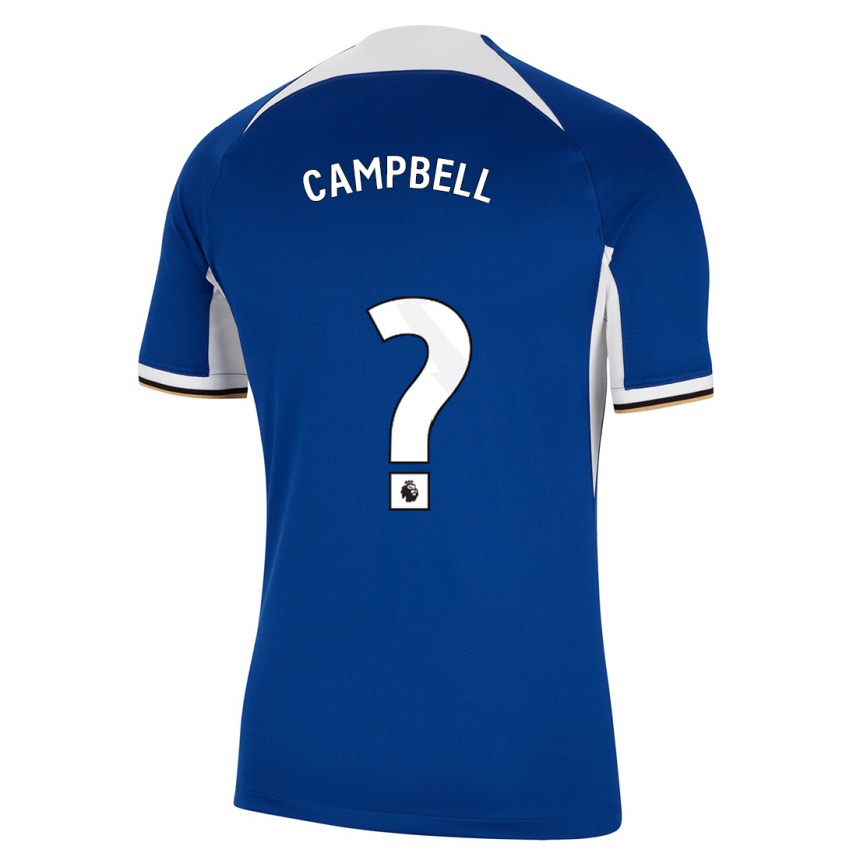 Niño Fútbol Camiseta Luke Campbell #0 Azul 1ª Equipación 2023/24 México