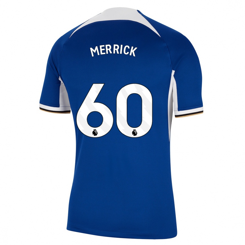 Niño Fútbol Camiseta Max Merrick #60 Azul 1ª Equipación 2023/24 México