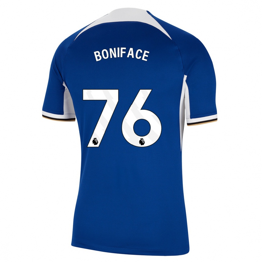 Niño Fútbol Camiseta Somto Boniface #76 Azul 1ª Equipación 2023/24 México