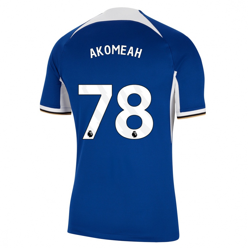 Niño Fútbol Camiseta Travis Akomeah #78 Azul 1ª Equipación 2023/24 México