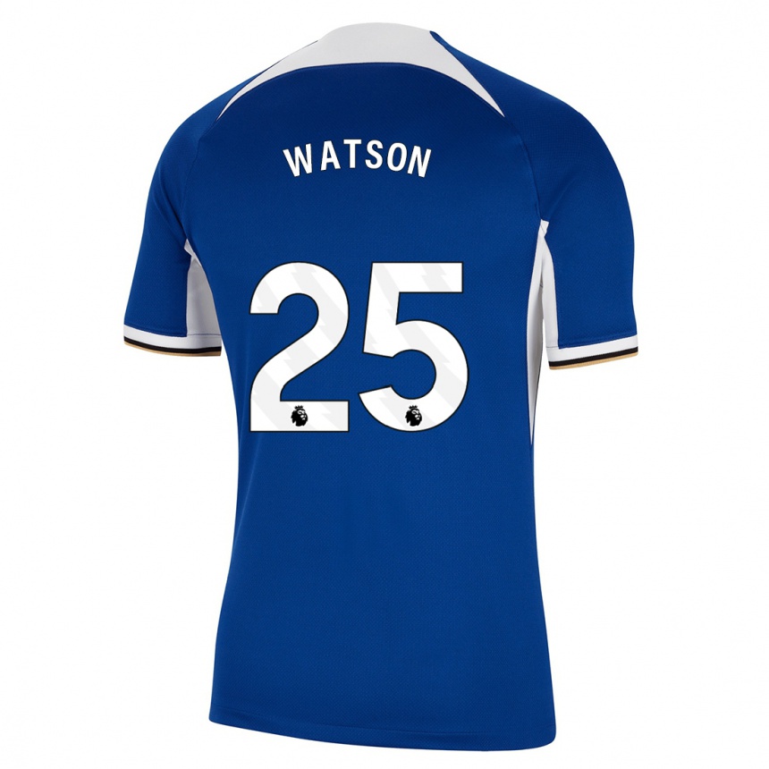 Niño Fútbol Camiseta Lucy Watson #25 Azul 1ª Equipación 2023/24 México