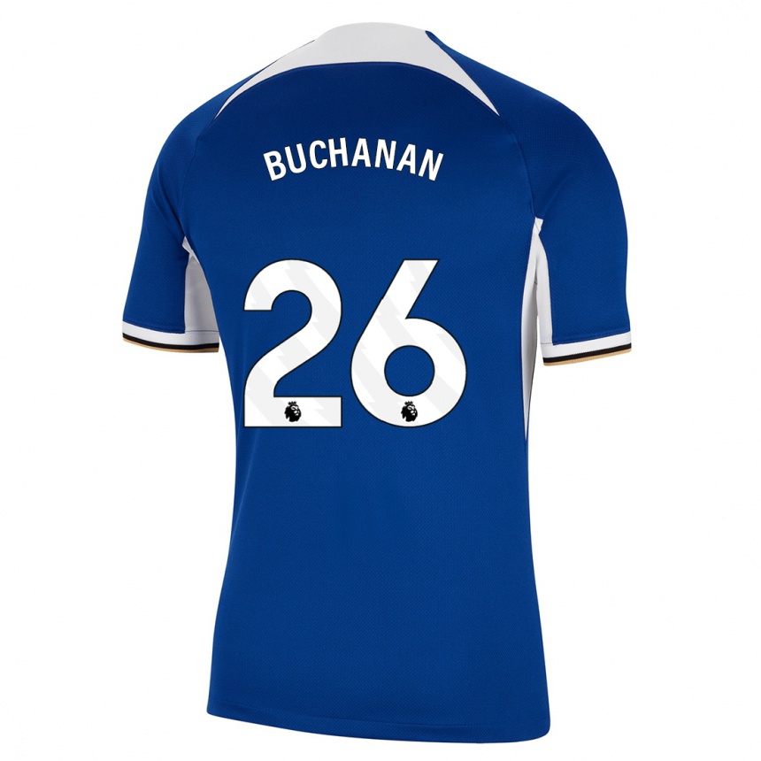 Niño Fútbol Camiseta Kadeisha Buchanan #26 Azul 1ª Equipación 2023/24 México