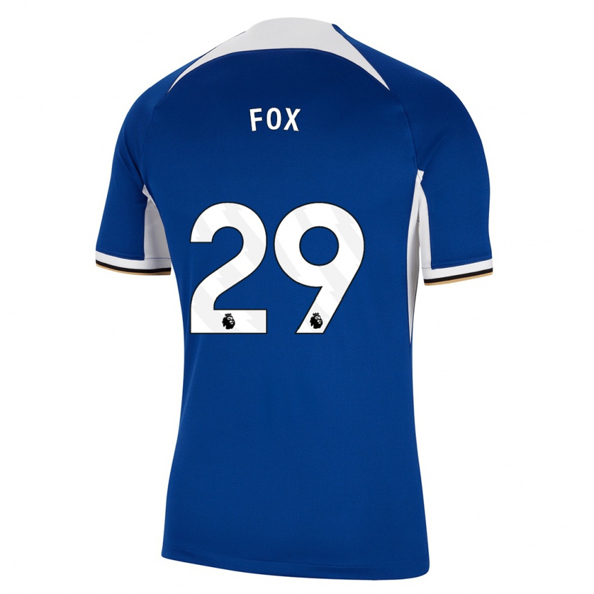 Niño Fútbol Camiseta Jorja Fox #29 Azul 1ª Equipación 2023/24 México