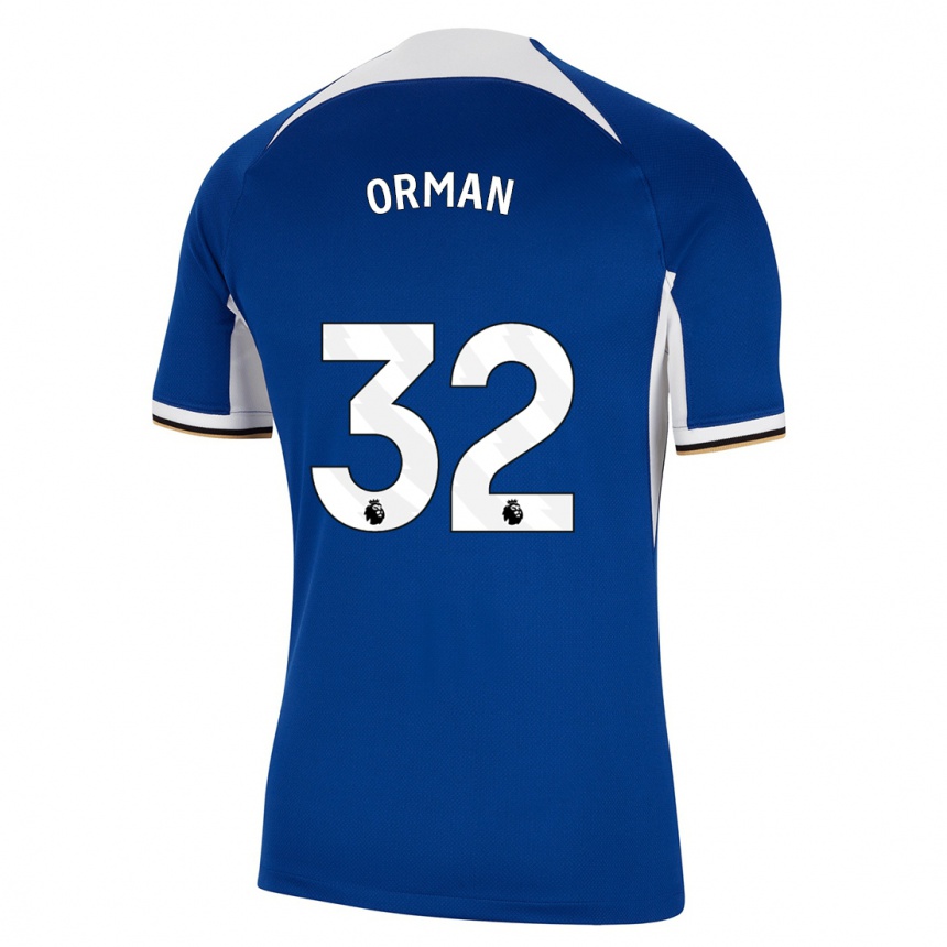 Niño Fútbol Camiseta Emily Orman #32 Azul 1ª Equipación 2023/24 México