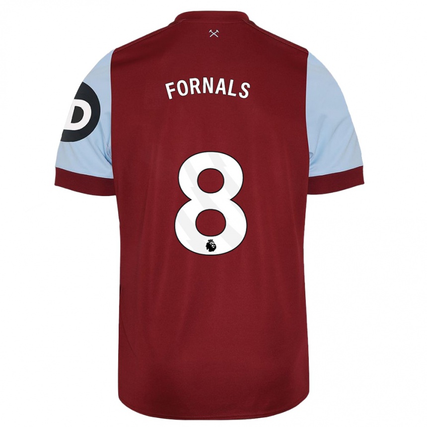 Niño Fútbol Camiseta Pablo Fornals #8 Granate 1ª Equipación 2023/24 México