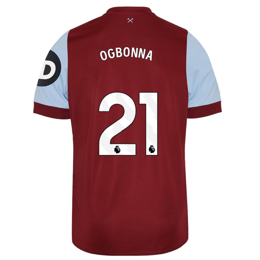 Niño Fútbol Camiseta Angelo Ogbonna #21 Granate 1ª Equipación 2023/24 México