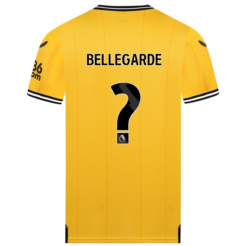 Niño Fútbol Camiseta Jean-Ricner Bellegarde #0 Amarillo 1ª Equipación 2023/24 México