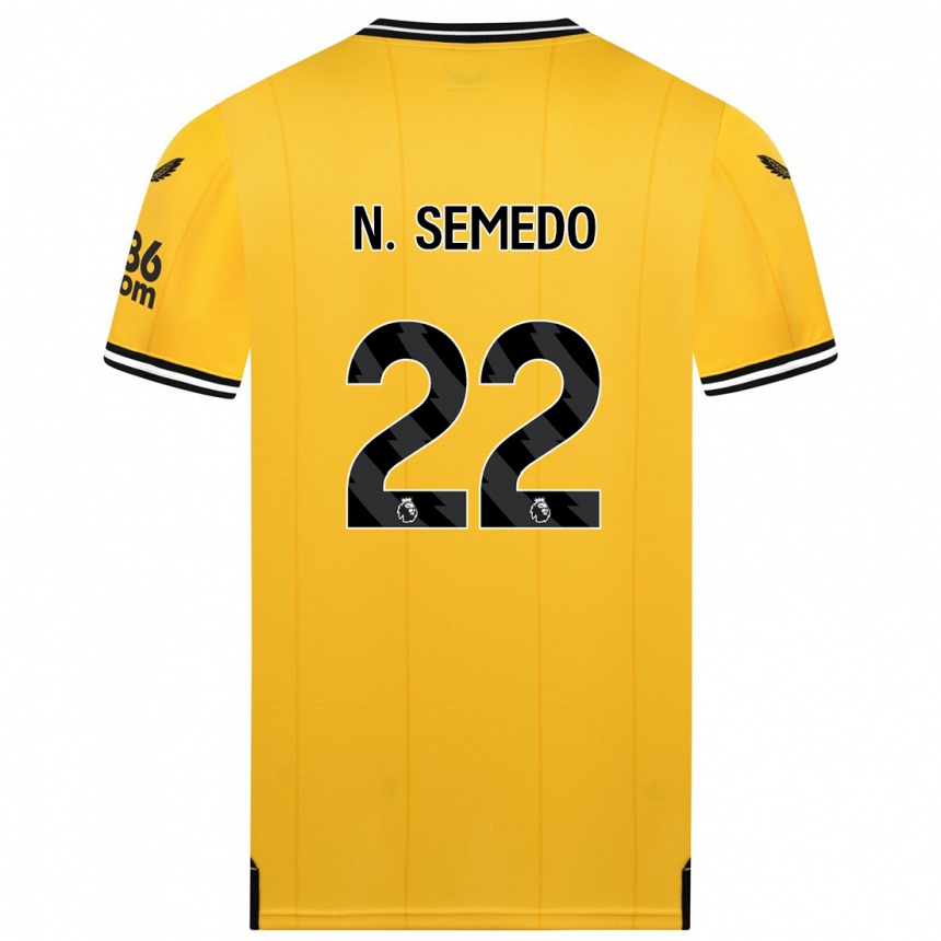 Niño Fútbol Camiseta Nélson Semedo #22 Amarillo 1ª Equipación 2023/24 México