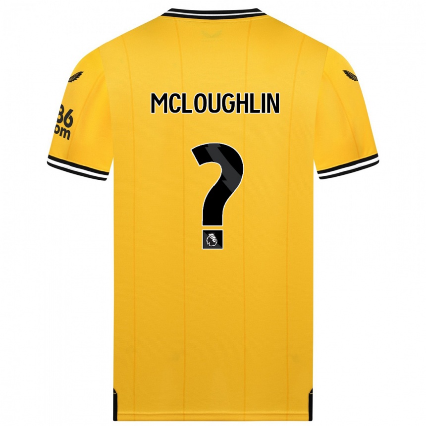 Niño Fútbol Camiseta Lee Mcloughlin #0 Amarillo 1ª Equipación 2023/24 México