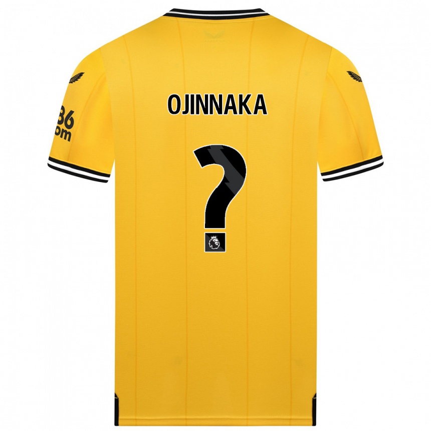 Niño Fútbol Camiseta Temple Ojinnaka #0 Amarillo 1ª Equipación 2023/24 México