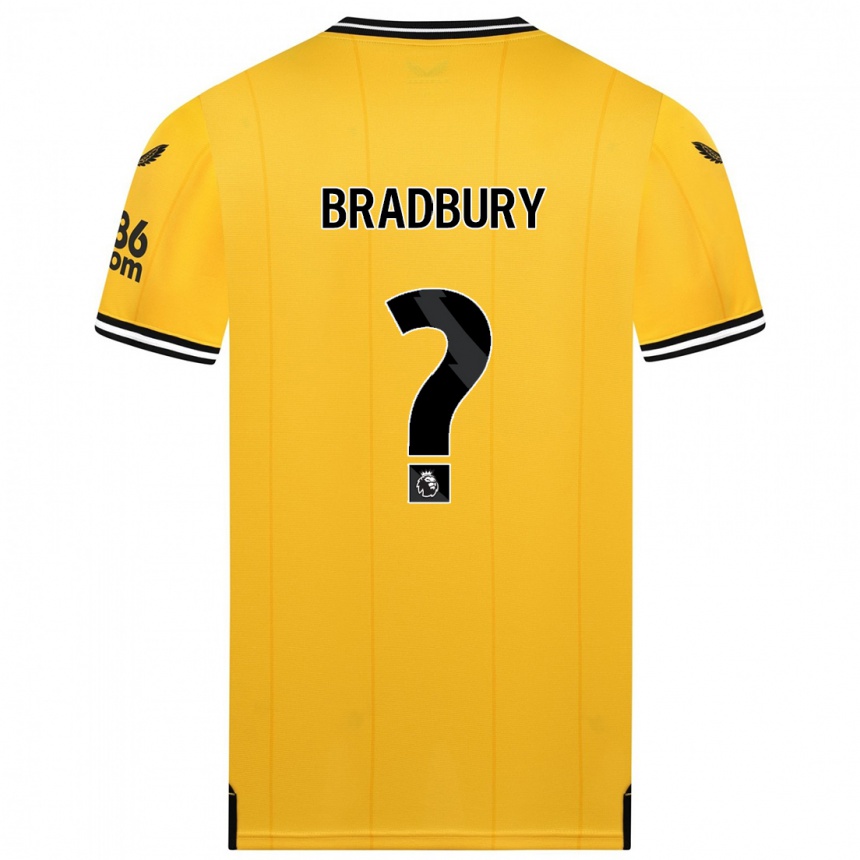 Niño Fútbol Camiseta Mackenzie Bradbury #0 Amarillo 1ª Equipación 2023/24 México