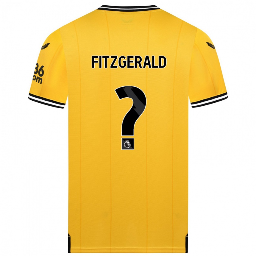 Niño Fútbol Camiseta Kyle Fitzgerald #0 Amarillo 1ª Equipación 2023/24 México