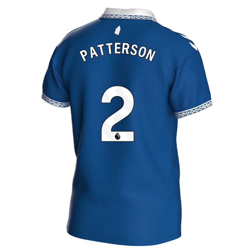 Niño Fútbol Camiseta Nathan Patterson #2 Azul Real 1ª Equipación 2023/24 México