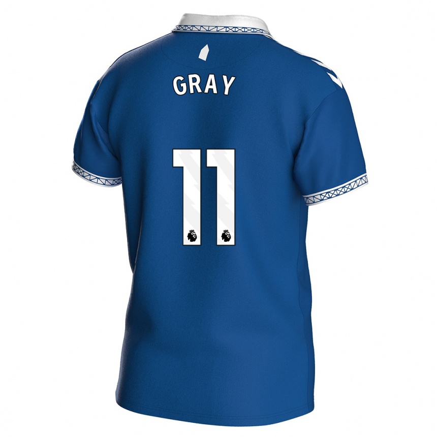 Niño Fútbol Camiseta Demarai Gray #11 Azul Real 1ª Equipación 2023/24 México