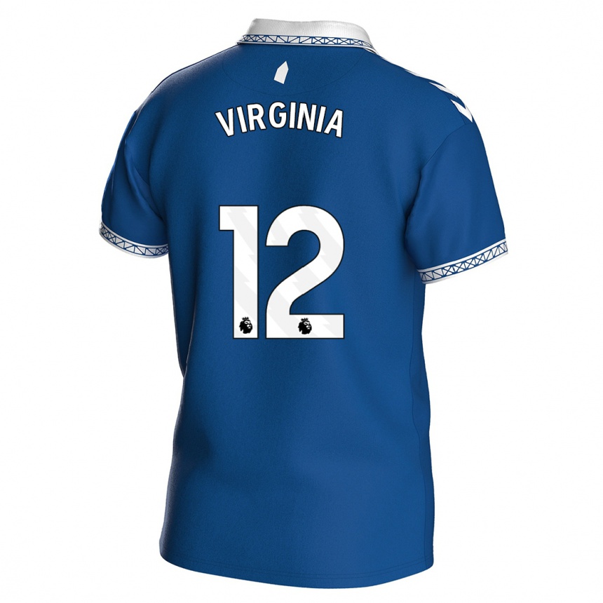 Niño Fútbol Camiseta João Virgínia #12 Azul Real 1ª Equipación 2023/24 México