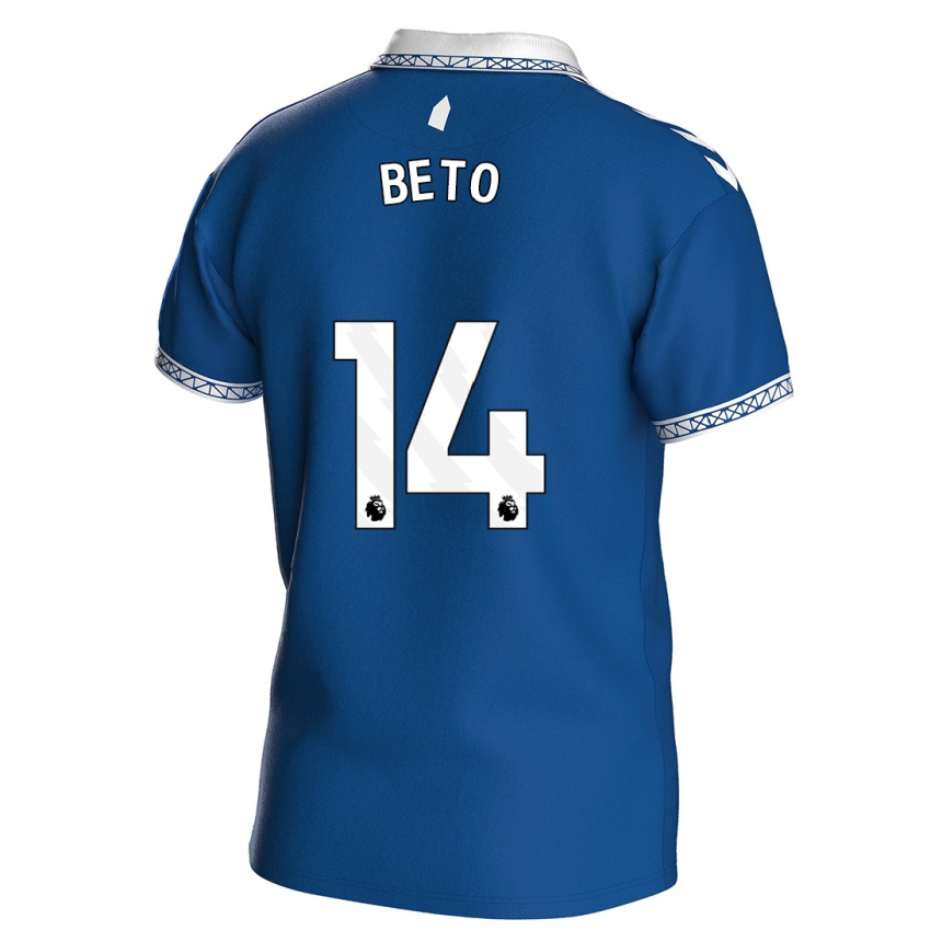 Niño Fútbol Camiseta Beto #14 Azul Real 1ª Equipación 2023/24 México