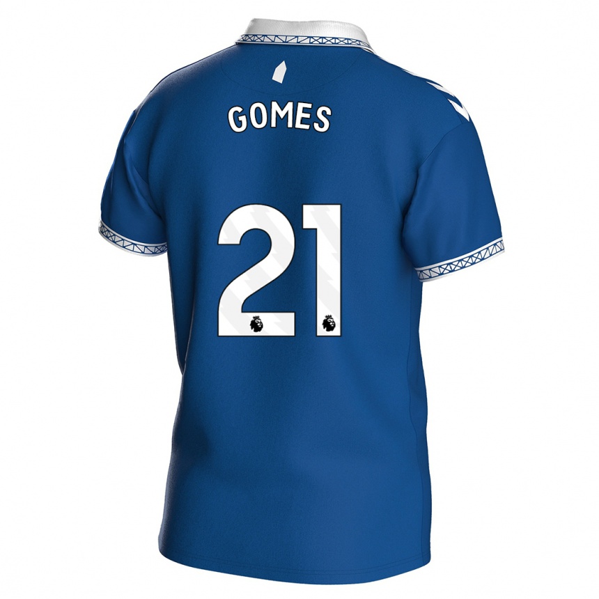 Niño Fútbol Camiseta André Gomes #21 Azul Real 1ª Equipación 2023/24 México