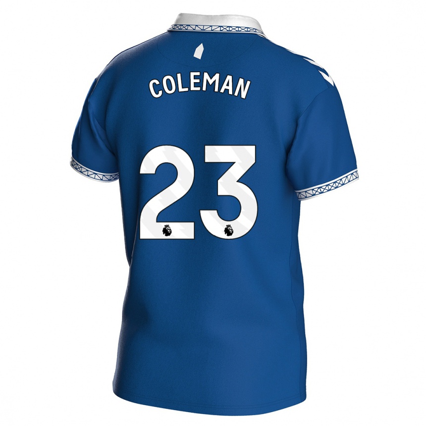 Niño Fútbol Camiseta Seamus Coleman #23 Azul Real 1ª Equipación 2023/24 México