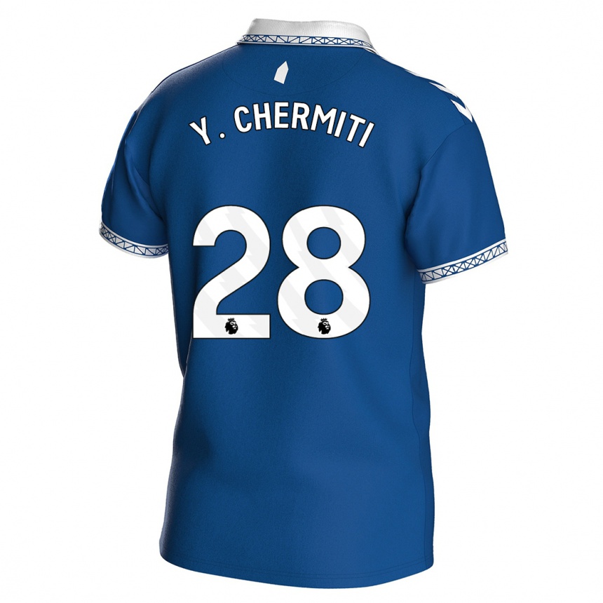 Niño Fútbol Camiseta Chermiti #28 Azul Real 1ª Equipación 2023/24 México