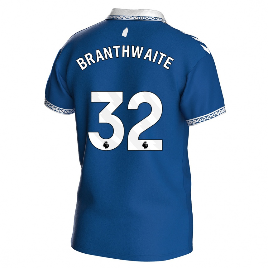 Niño Fútbol Camiseta Jarrad Branthwaite #32 Azul Real 1ª Equipación 2023/24 México