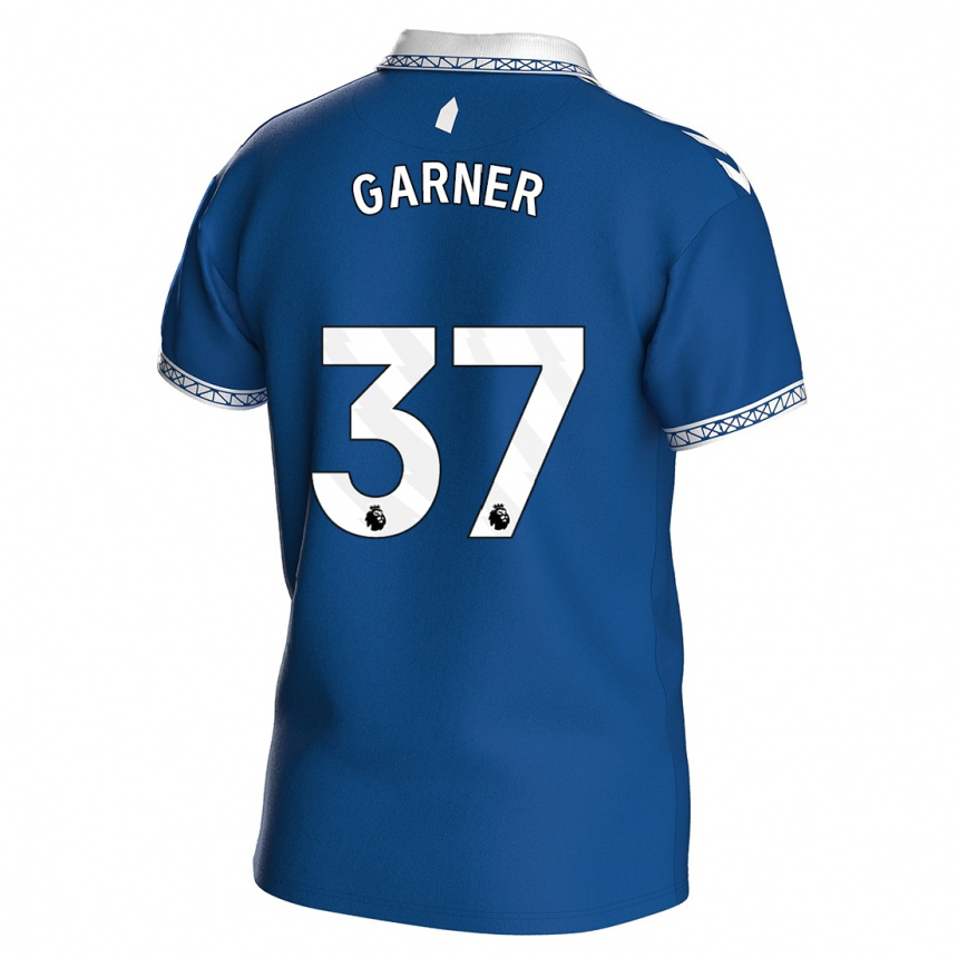 Niño Fútbol Camiseta James Garner #37 Azul Real 1ª Equipación 2023/24 México
