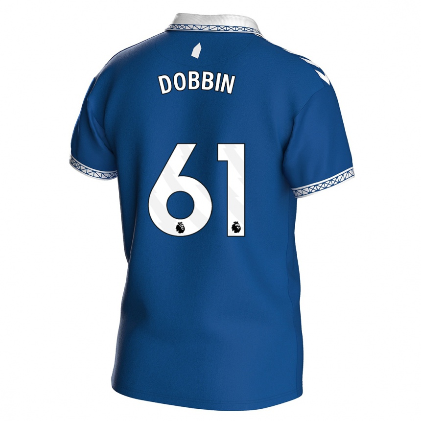 Niño Fútbol Camiseta Lewis Dobbin #61 Azul Real 1ª Equipación 2023/24 México