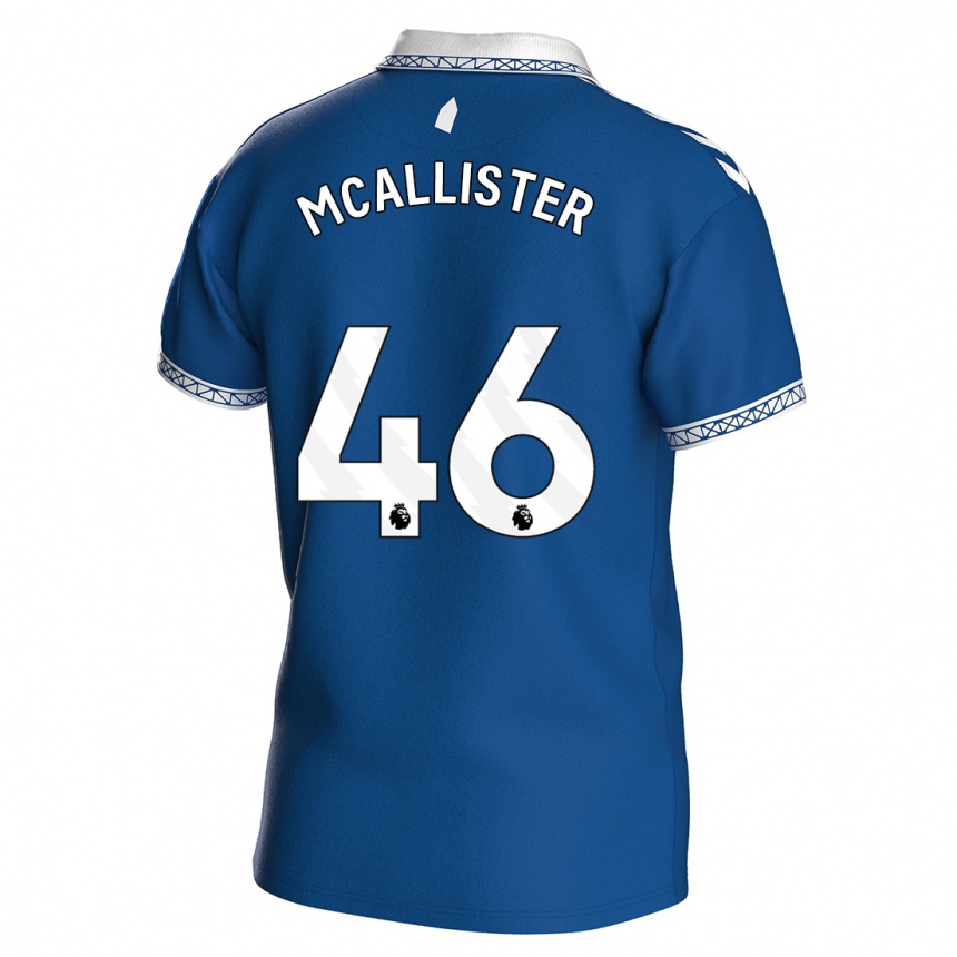 Niño Fútbol Camiseta Sean Mcallister #46 Azul Real 1ª Equipación 2023/24 México