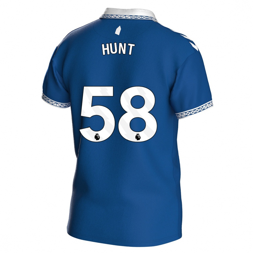 Niño Fútbol Camiseta Mackenzie Hunt #58 Azul Real 1ª Equipación 2023/24 México