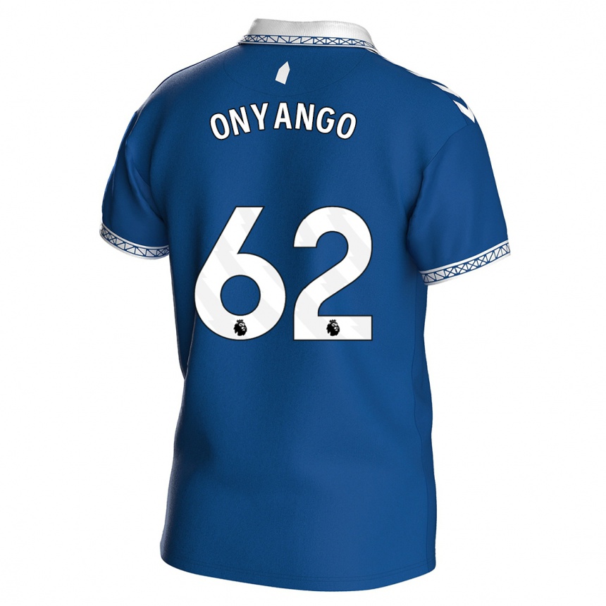 Niño Fútbol Camiseta Tyler Onyango #62 Azul Real 1ª Equipación 2023/24 México