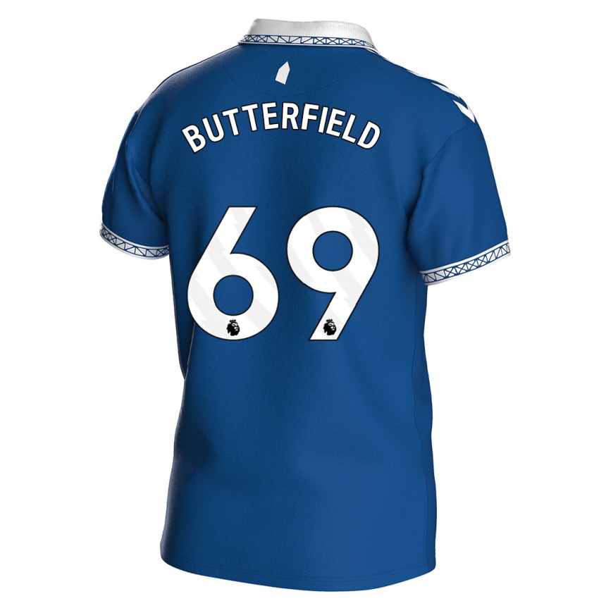 Niño Fútbol Camiseta Luke Butterfield #69 Azul Real 1ª Equipación 2023/24 México