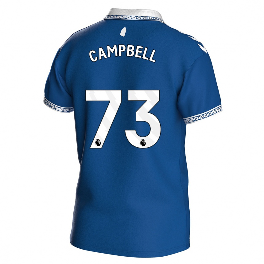 Niño Fútbol Camiseta Elijah Campbell #73 Azul Real 1ª Equipación 2023/24 México