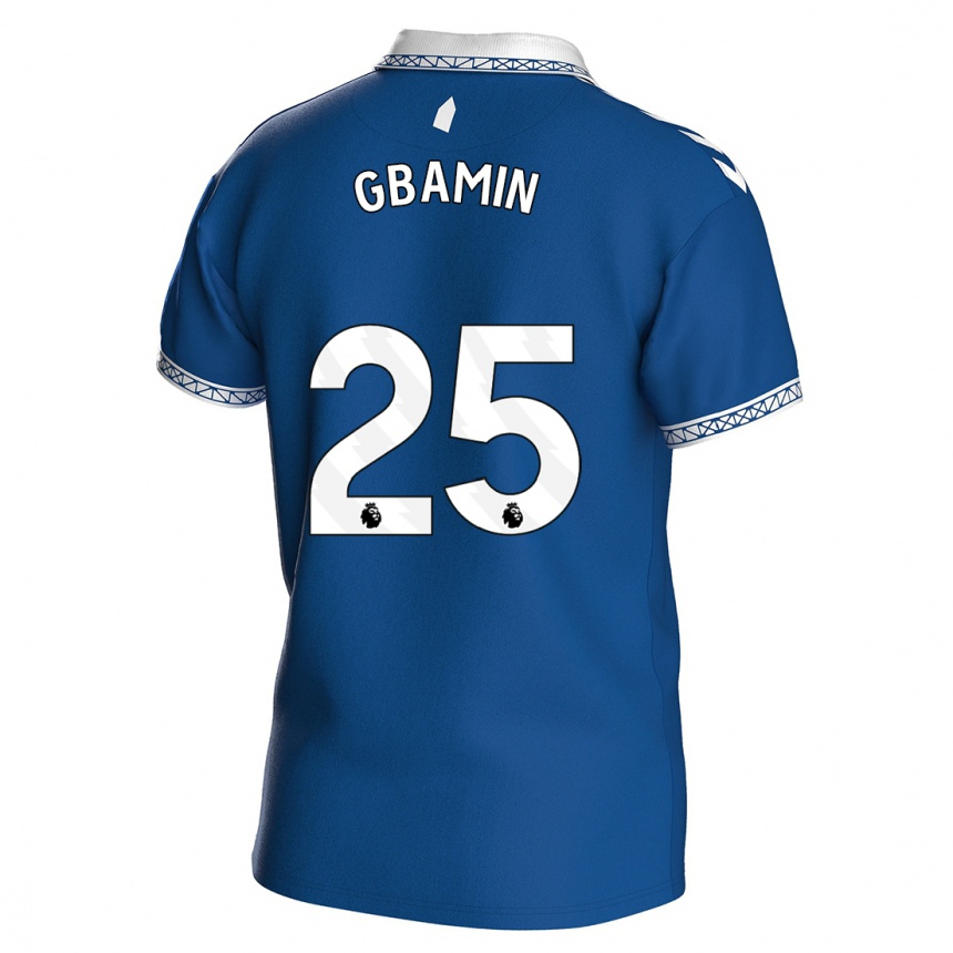 Niño Fútbol Camiseta Jean-Philippe Gbamin #25 Azul Real 1ª Equipación 2023/24 México