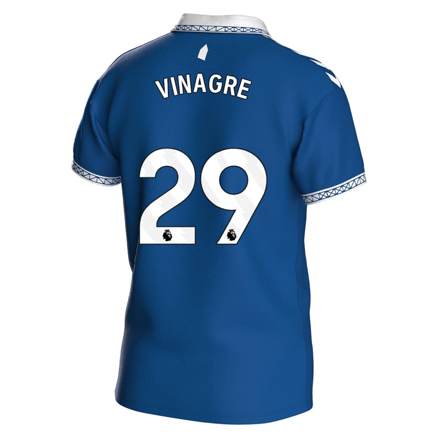 Niño Fútbol Camiseta Ruben Vinagre #29 Azul Real 1ª Equipación 2023/24 México