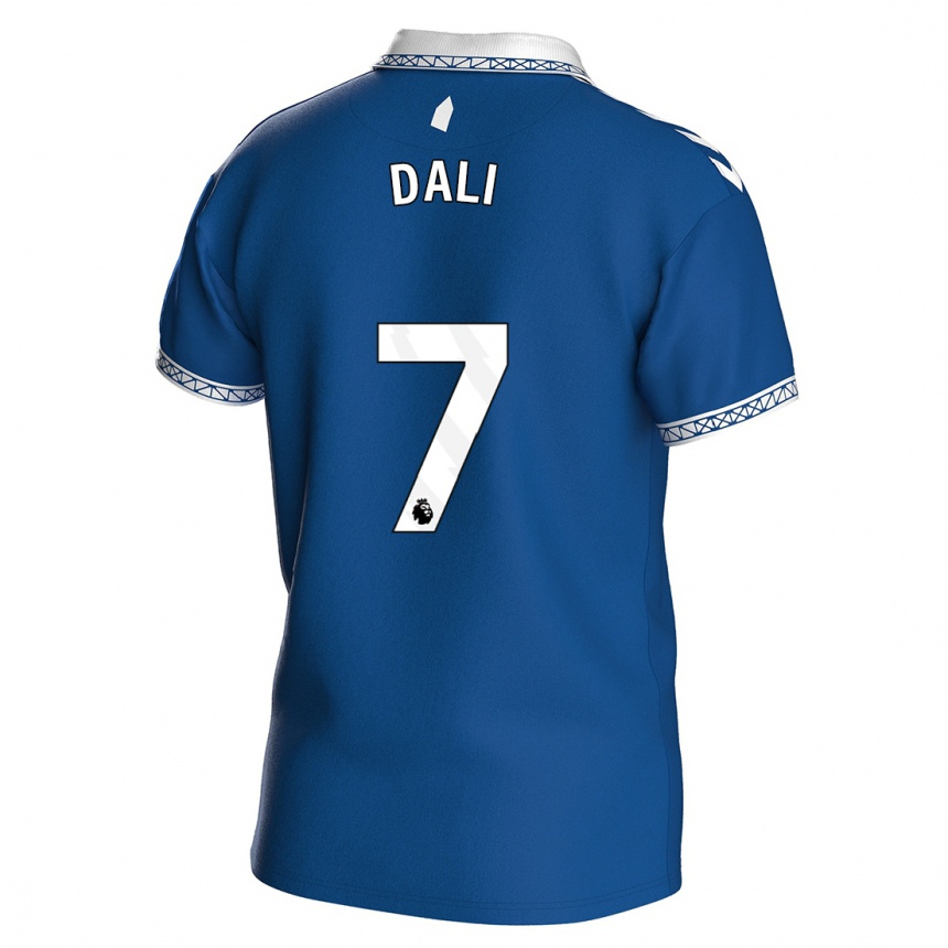 Niño Fútbol Camiseta Kenza Dali #7 Azul Real 1ª Equipación 2023/24 México