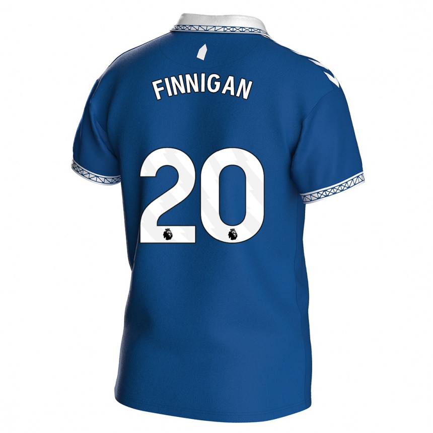 Niño Fútbol Camiseta Megan Finnigan #20 Azul Real 1ª Equipación 2023/24 México