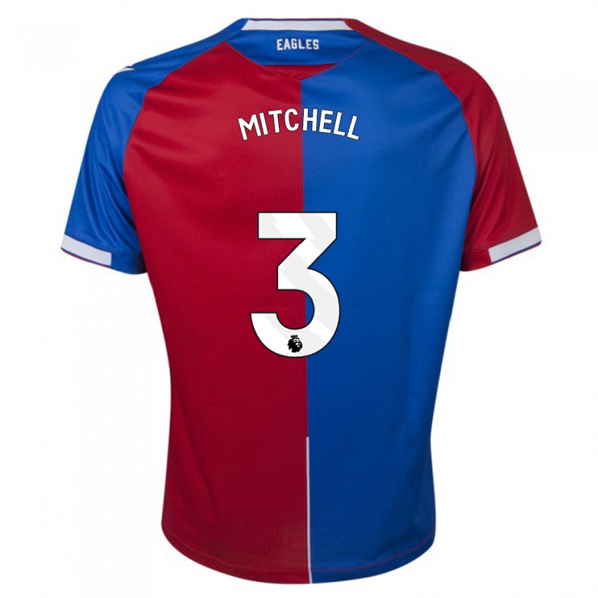 Niño Fútbol Camiseta Tyrick Mitchell #3 Rojo Azul 1ª Equipación 2023/24 México