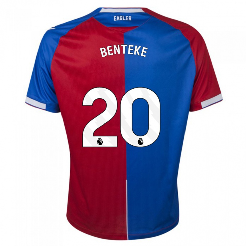 Niño Fútbol Camiseta Christian Benteke #20 Rojo Azul 1ª Equipación 2023/24 México