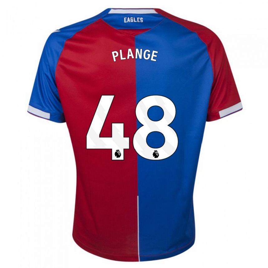 Niño Fútbol Camiseta Luke Plange #48 Rojo Azul 1ª Equipación 2023/24 México