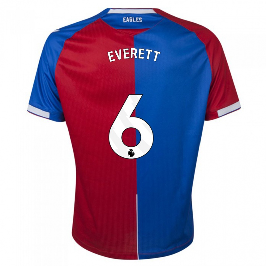Niño Fútbol Camiseta Aimee Everett #6 Rojo Azul 1ª Equipación 2023/24 México