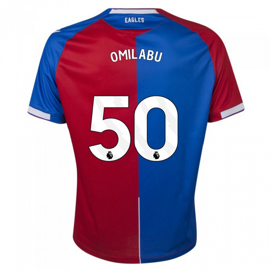 Niño Fútbol Camiseta David Omilabu #50 Rojo Azul 1ª Equipación 2023/24 México