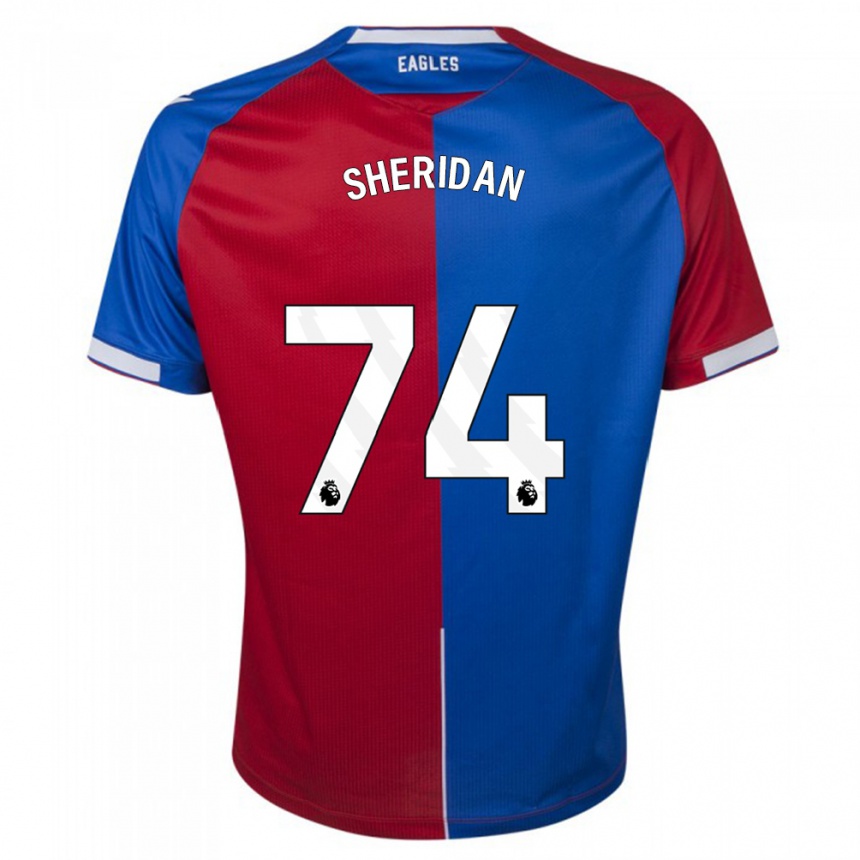 Niño Fútbol Camiseta Joe Sheridan #74 Rojo Azul 1ª Equipación 2023/24 México