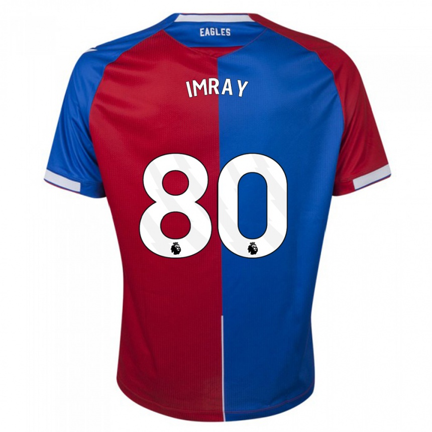 Niño Fútbol Camiseta Danny Imray #80 Rojo Azul 1ª Equipación 2023/24 México