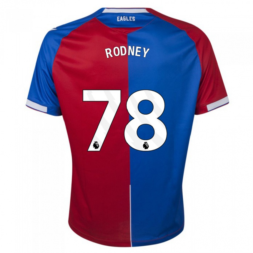 Niño Fútbol Camiseta Kaden Rodney #78 Rojo Azul 1ª Equipación 2023/24 México