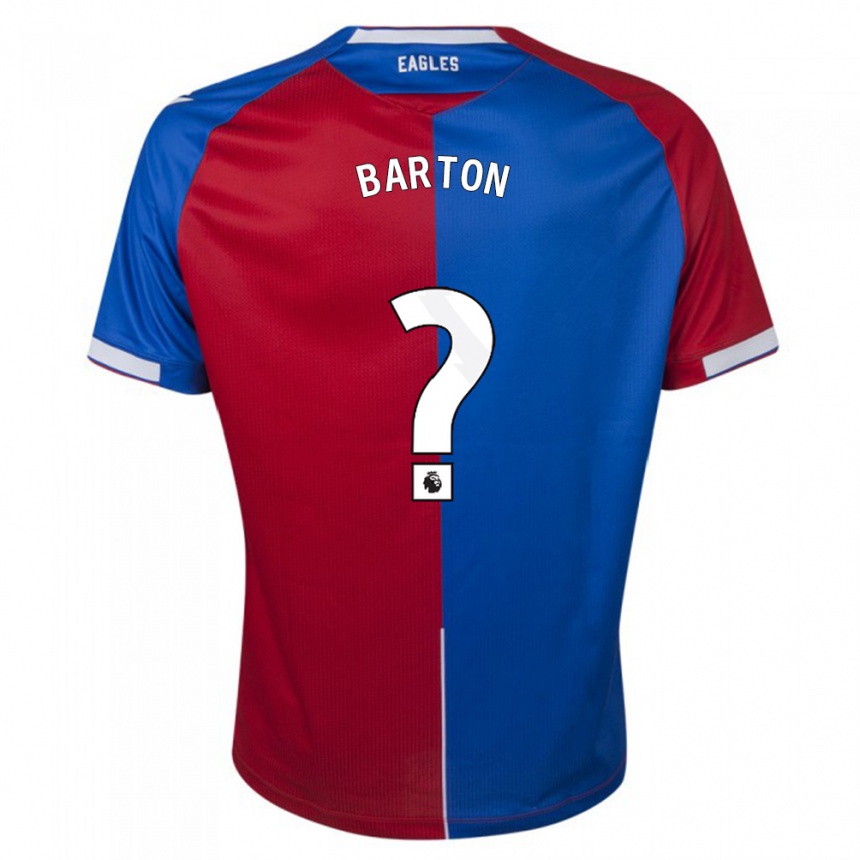 Niño Fútbol Camiseta Kalani Barton #0 Rojo Azul 1ª Equipación 2023/24 México