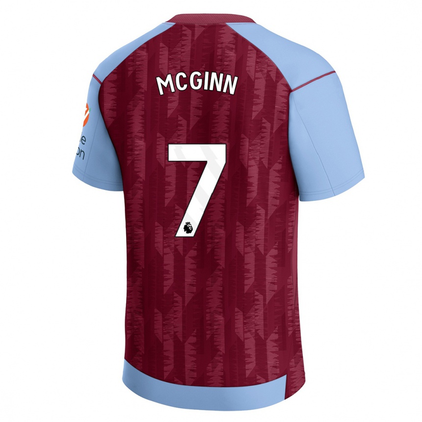 Niño Fútbol Camiseta John Mcginn #7 Azul Claro 1ª Equipación 2023/24 México