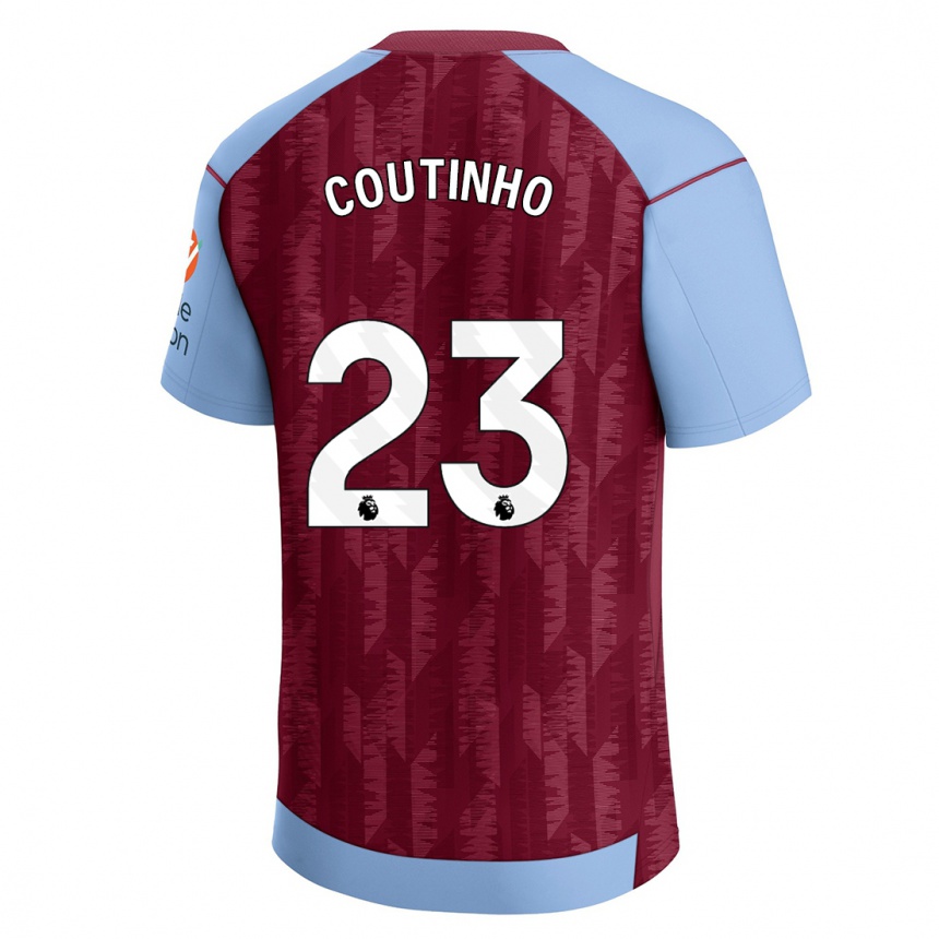 Niño Fútbol Camiseta Philippe Coutinho #23 Azul Claro 1ª Equipación 2023/24 México