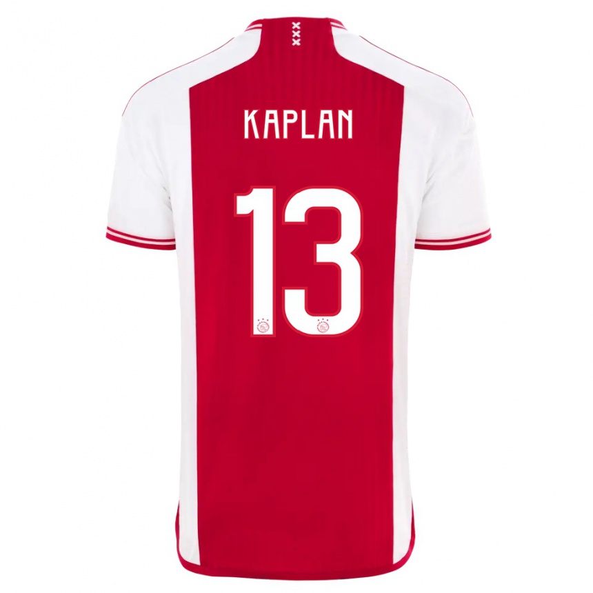 Niño Fútbol Camiseta Ahmetcan Kaplan #13 Rojo Blanco 1ª Equipación 2023/24 México