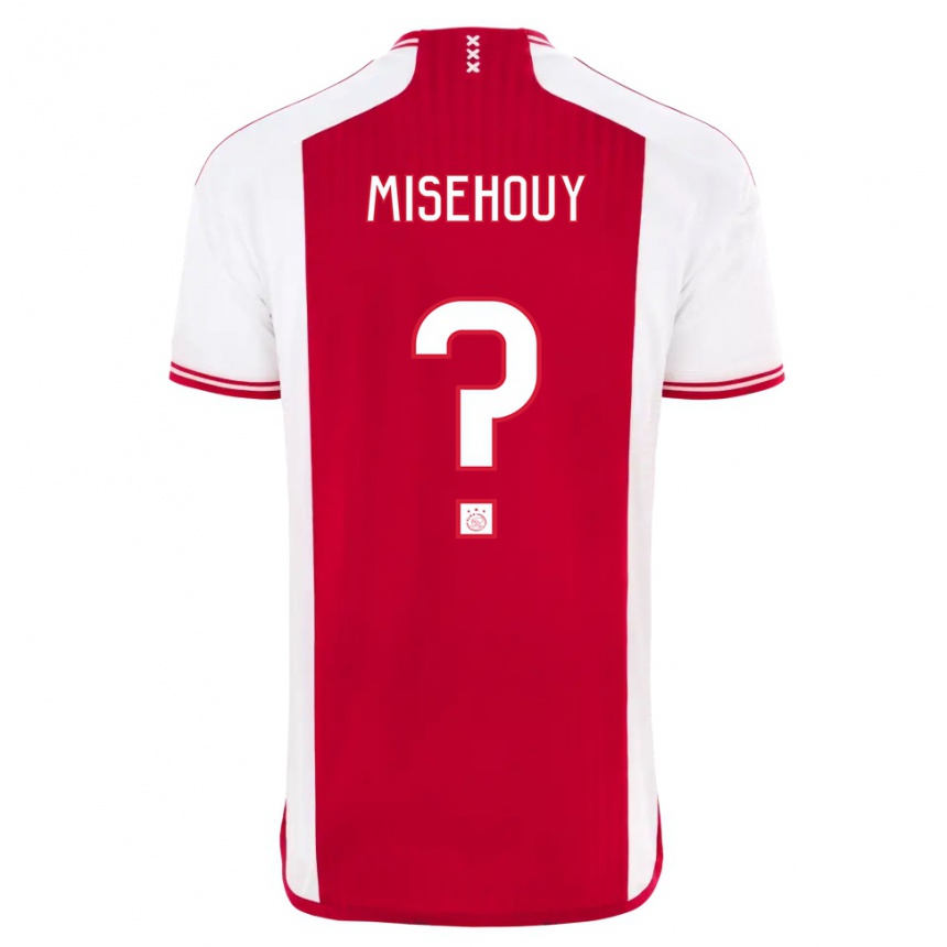 Niño Fútbol Camiseta Gabriel Misehouy #0 Rojo Blanco 1ª Equipación 2023/24 México