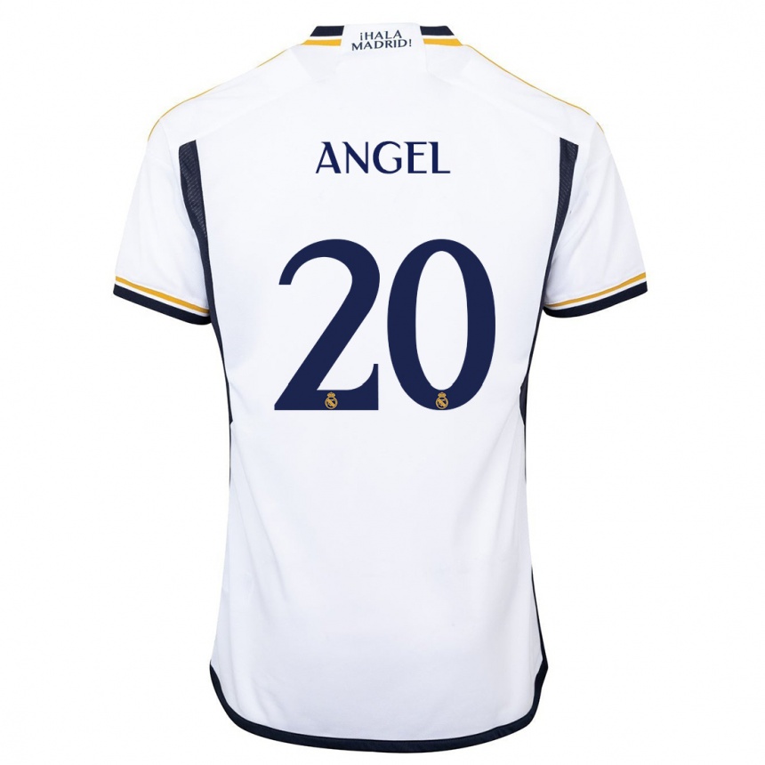 Niño Fútbol Camiseta Manuel Angel #20 Blanco 1ª Equipación 2023/24 México